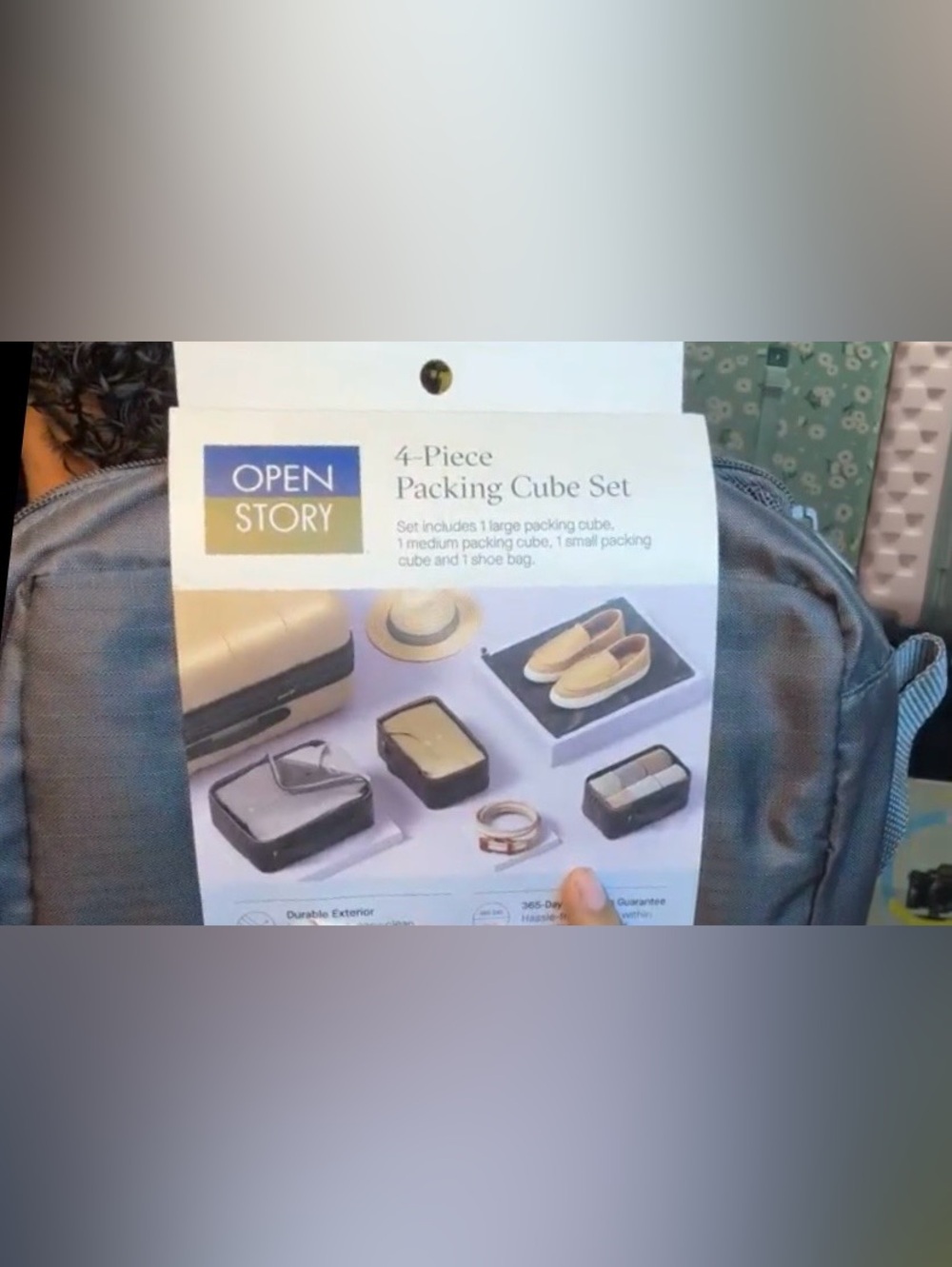 Open Story 4-Piece Packing Cube Set